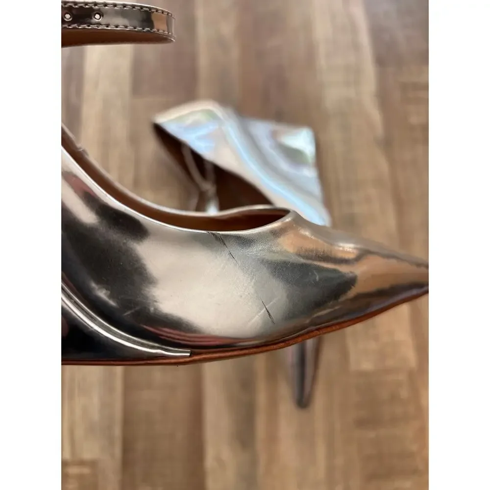Maeve Slingback Wedge Metallic Heels size 39